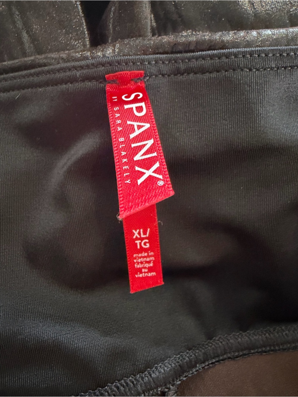 SPANX® Faux Leather Croc Shine Leggings - Picture 10 of 12